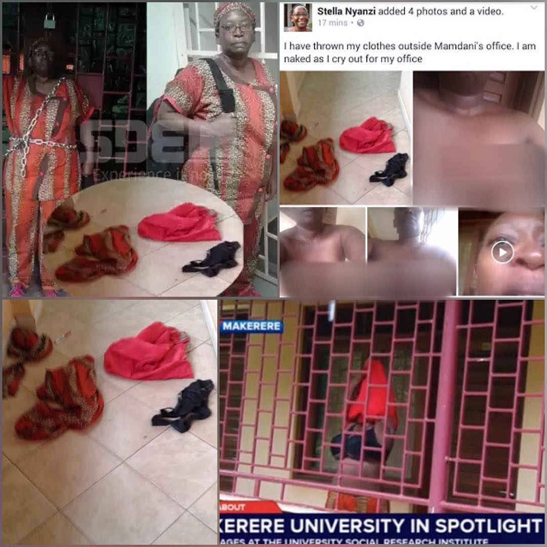 Ugandan Professor Stella Nyanzi Strips Naked