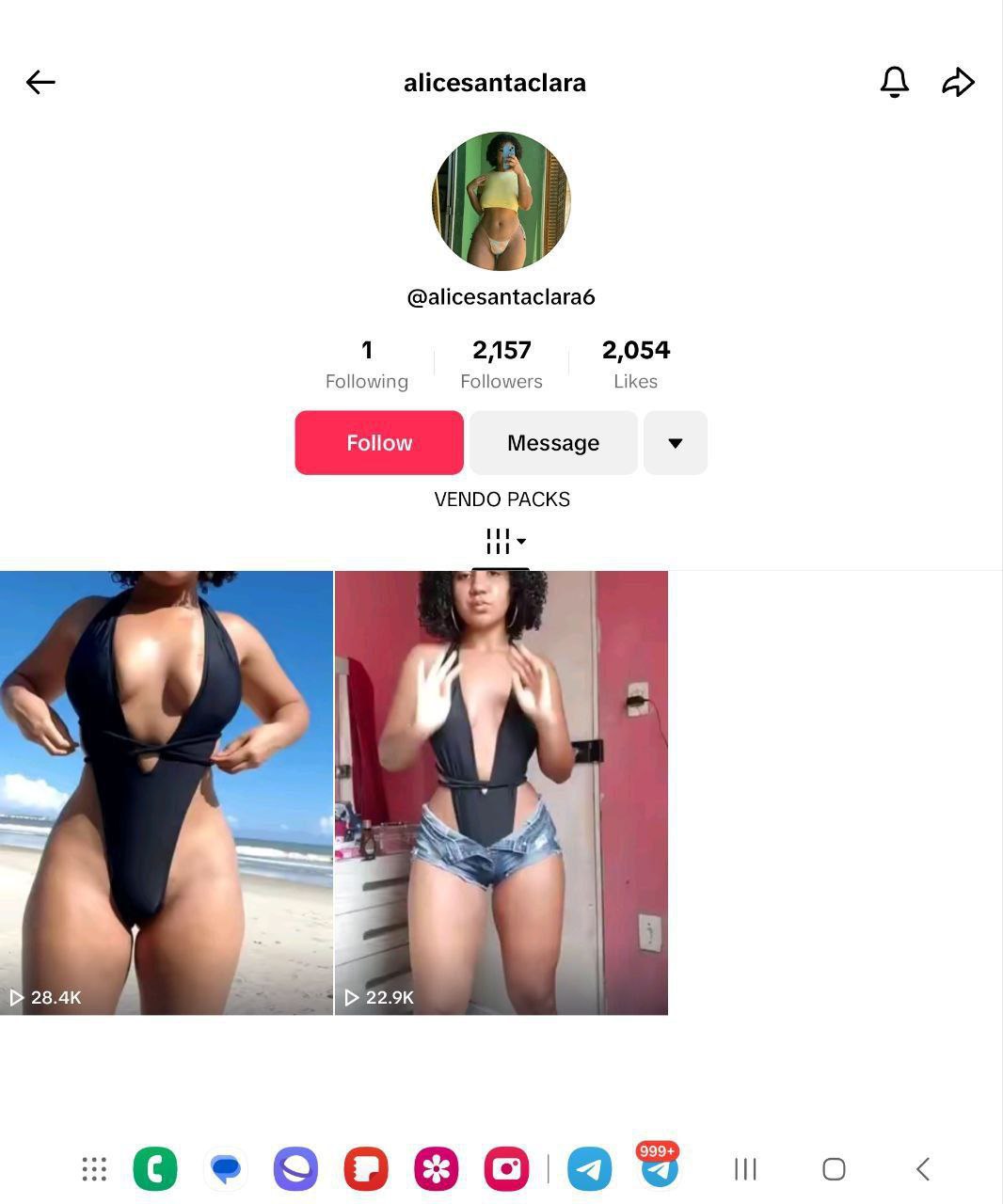 Kenyan TikToker Alicia Santa Clara Nudes